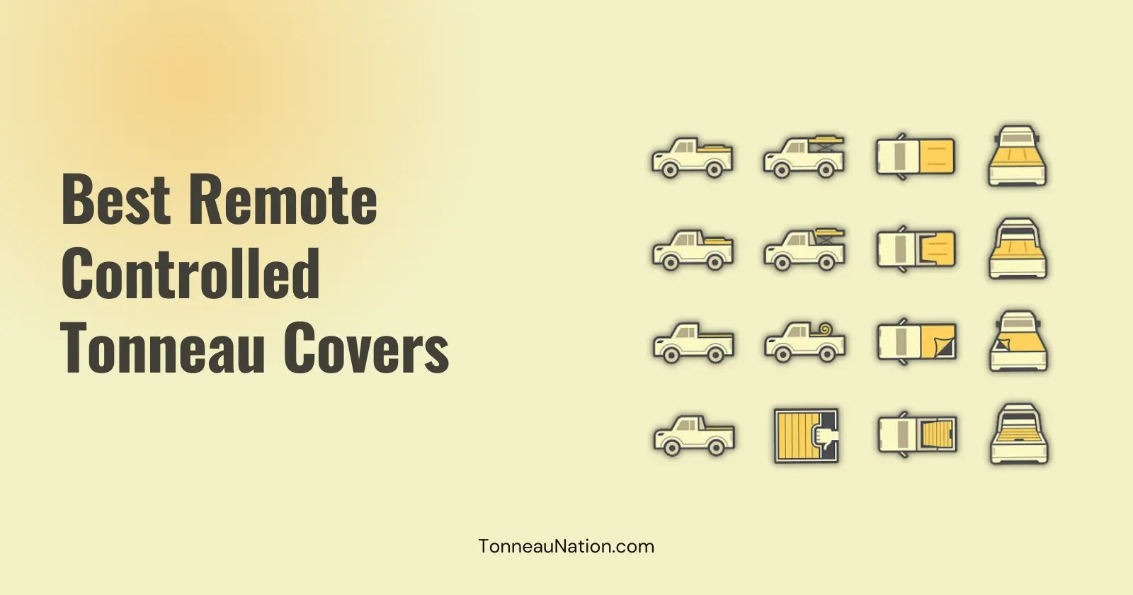 Best Remote Controlled Tonneau Covers TonneauNation