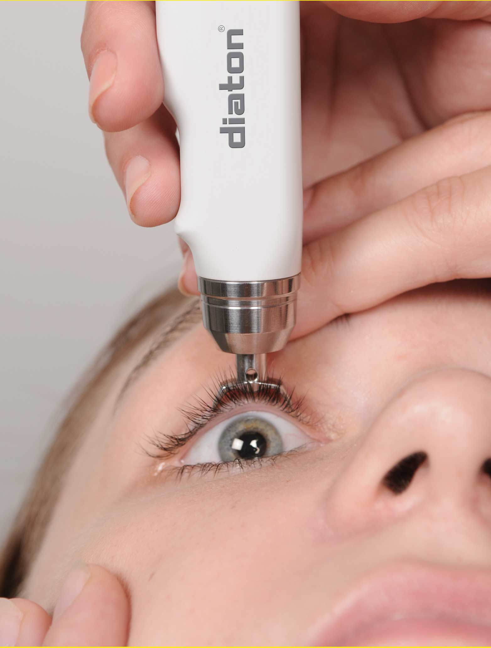 ^DIATON Tonometer IOP through EYELID Painless Quick Pen Accurate