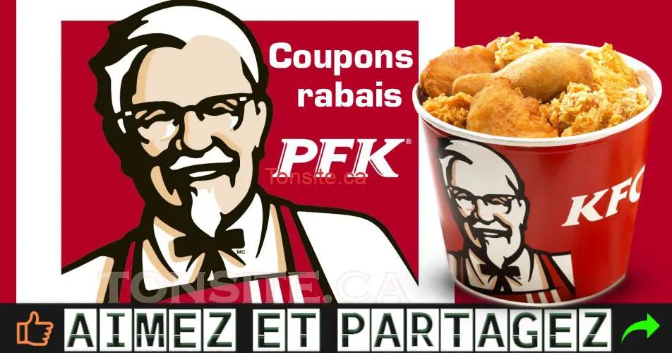 Nouveaux coupons rabais Restaurants PFK