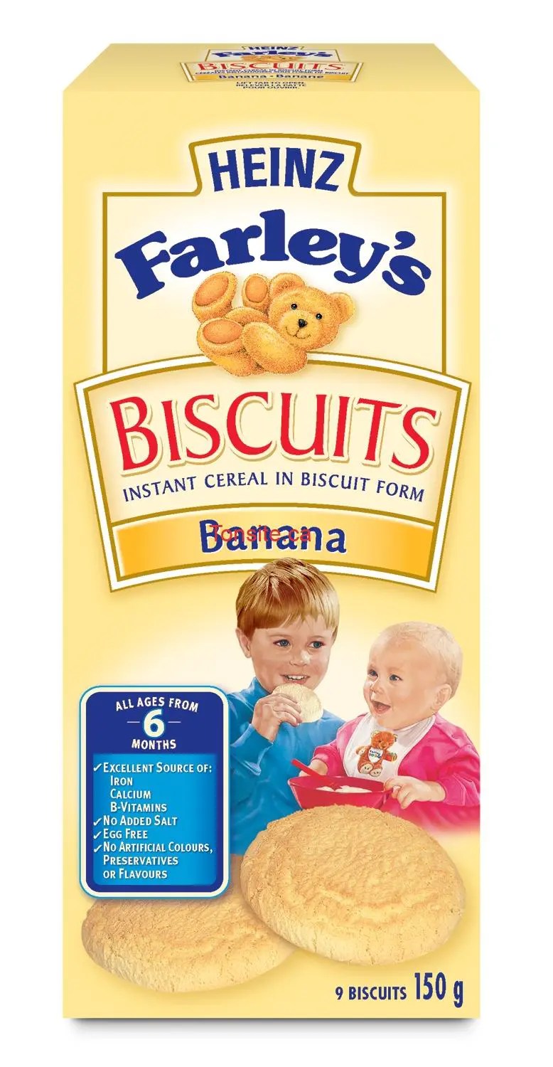 Biscuits pour bébé Farley's à 99¢ après coupon!