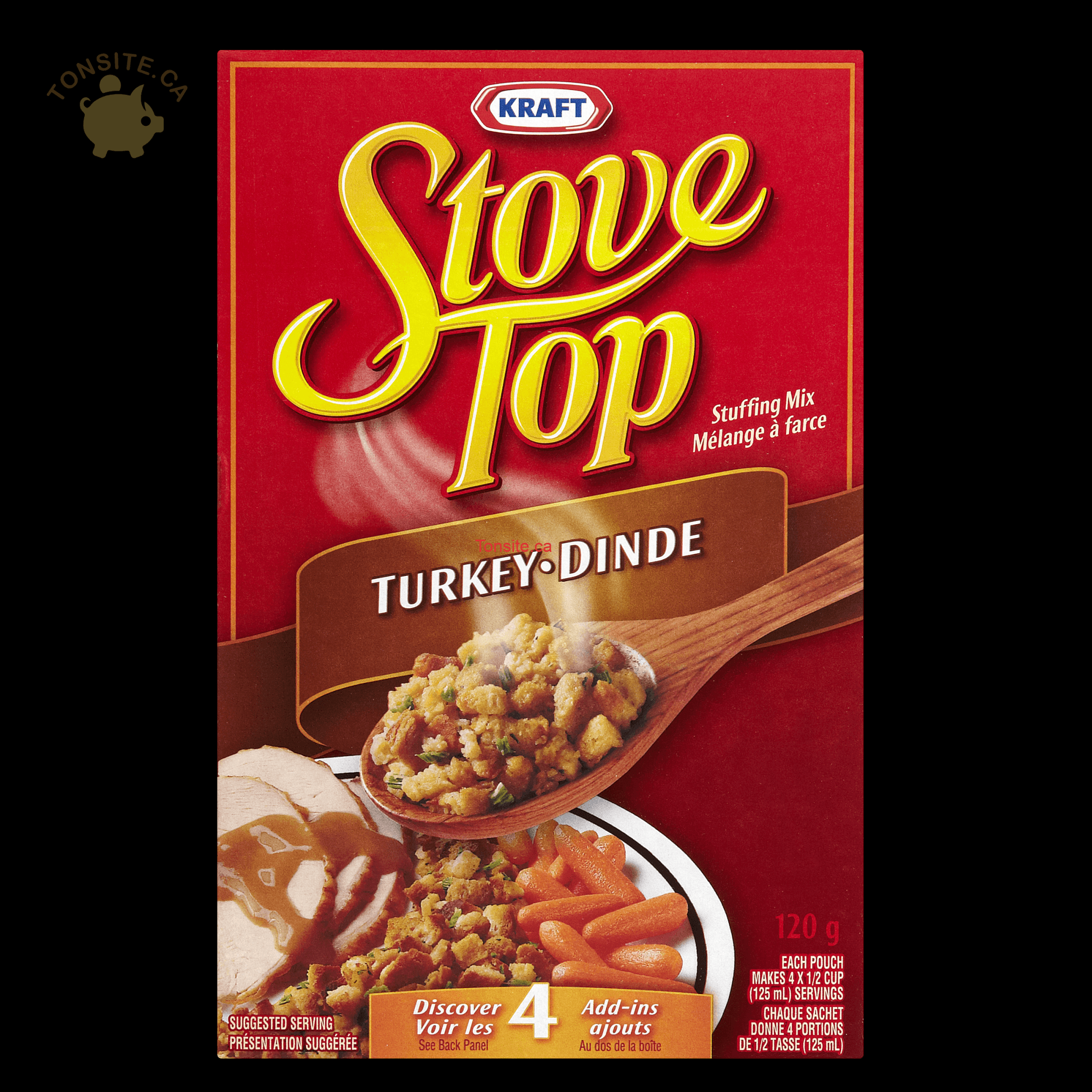 Mélange à farce Stove Top de Kraft à 60¢ après coupon!