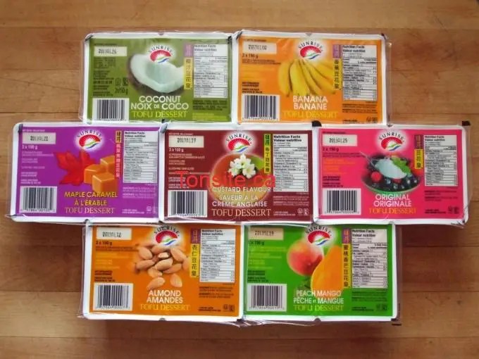 Tofu dessert Sunrise à 49¢ seulement