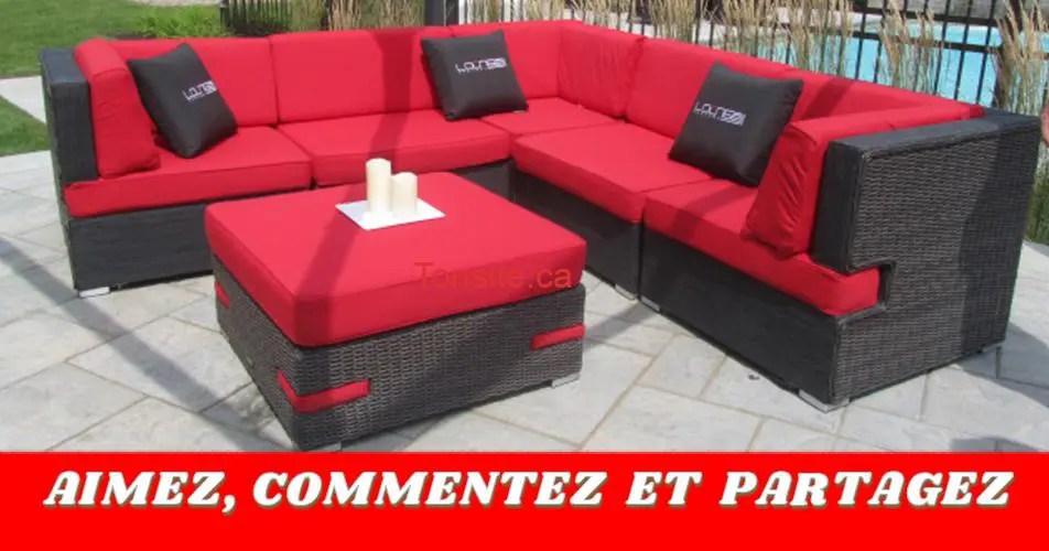 Gagnez un divan sectionnel extérieur d'une valeur de 1500