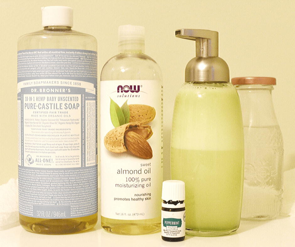 DIY Moisturizing Foaming Hand Soap for Dry, Cracked Skin