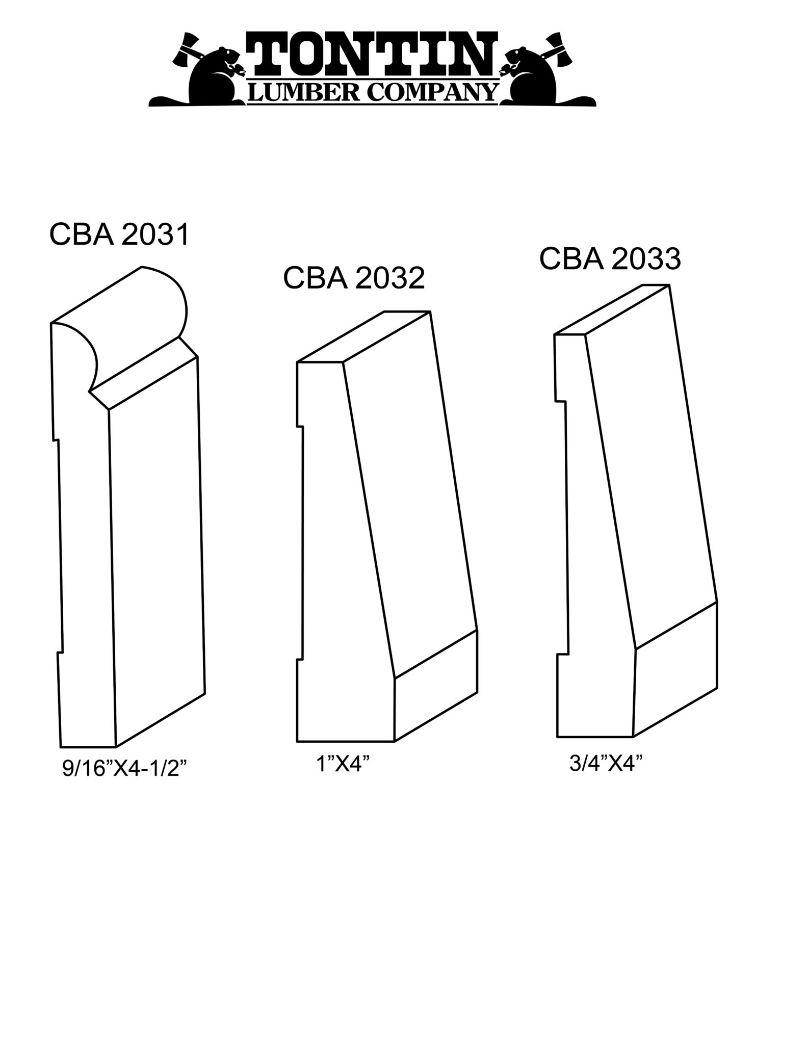 Base, Cap and Shoe Tontin Custom Hardwoods & Millwork Grand