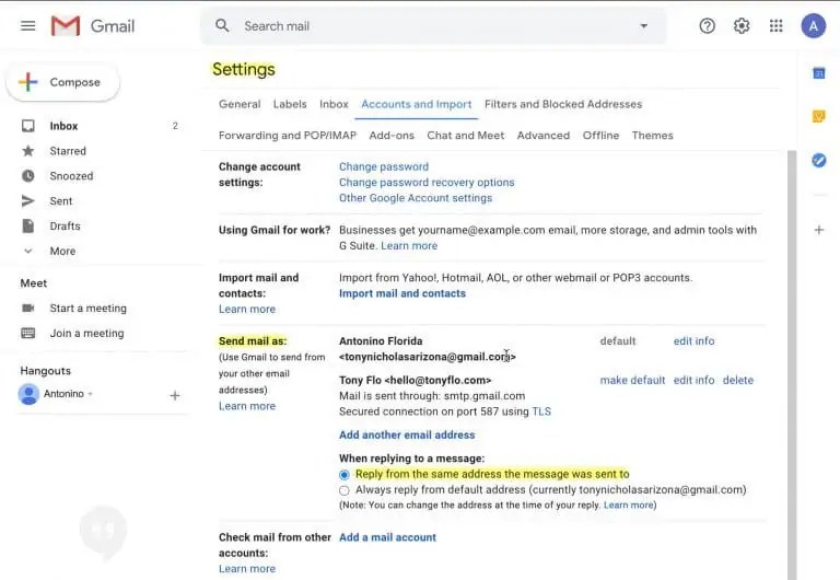 How To Setup Email Forwarding with Google Domains Tony Teaches Tech