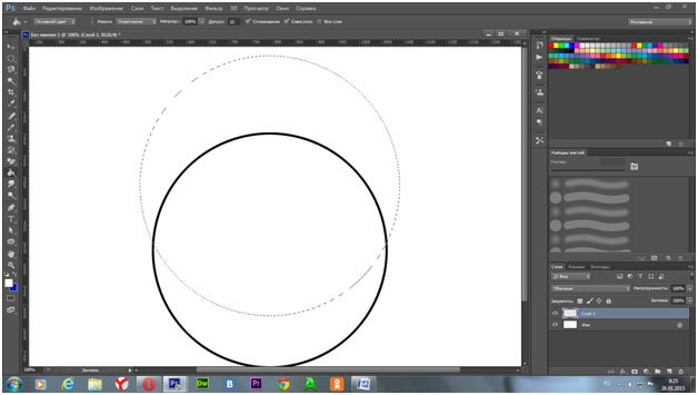 Как нарисовать круг в иллюстраторе