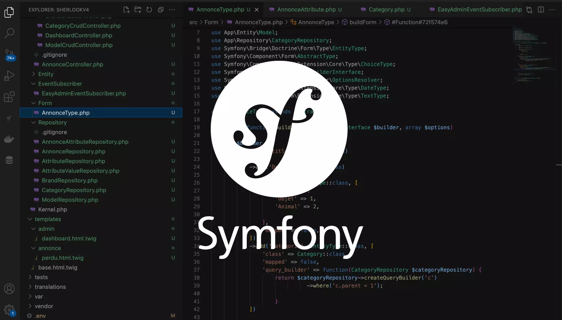 PHP Symfony, framework dynamisant vos projets. ToolApp