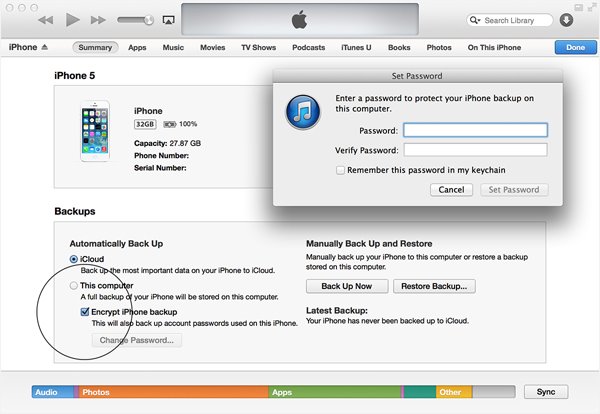 All Tricks About iPhone/iTunes Backup Password