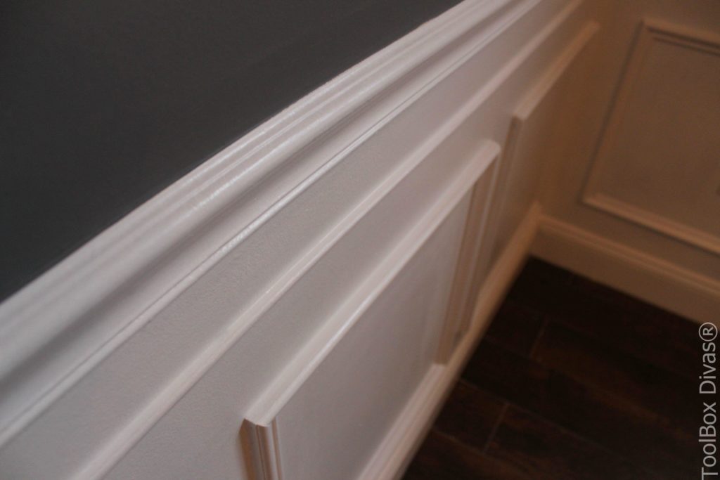 How to Install Picture Frame Moulding Wainscoting ToolBox Divas