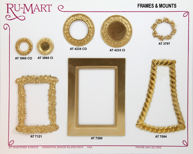 Decorative brass frames and mounts all shapes and sizes ToolCraft RuMart