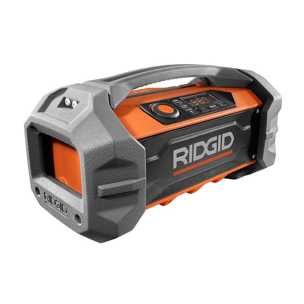 RIDGID GEN5X 18V Jobsite Radio with Bluetooth R84087 Tool Craze