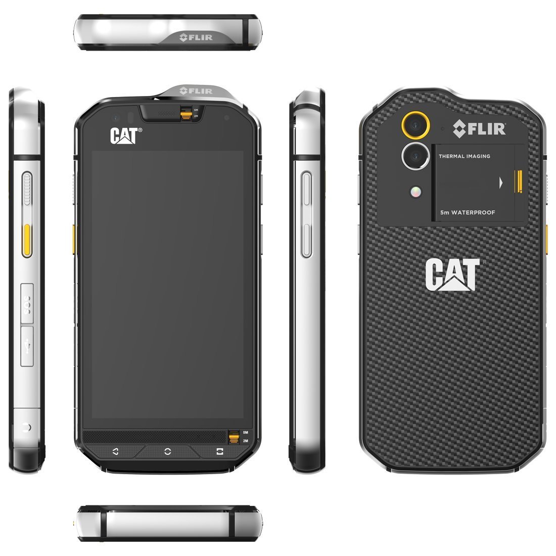 CAT PHONES S60 Rugged Waterproof Smartphone with