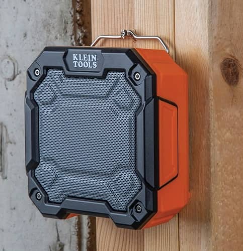 Klein Tools Bluetooth Jobsite Speaker with Magnet and Hook AEPJS3