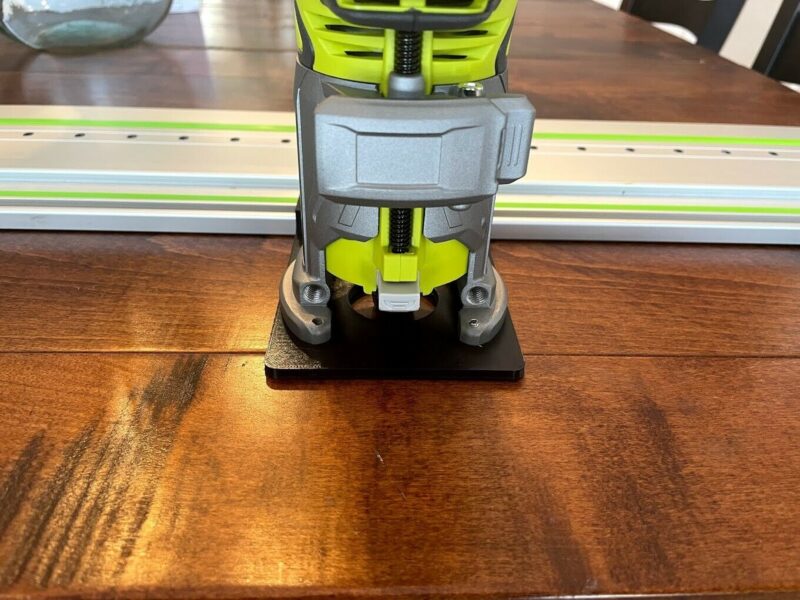 Ryobi Trim Router Adapter for Track Saw Guide Rails ToolCurve