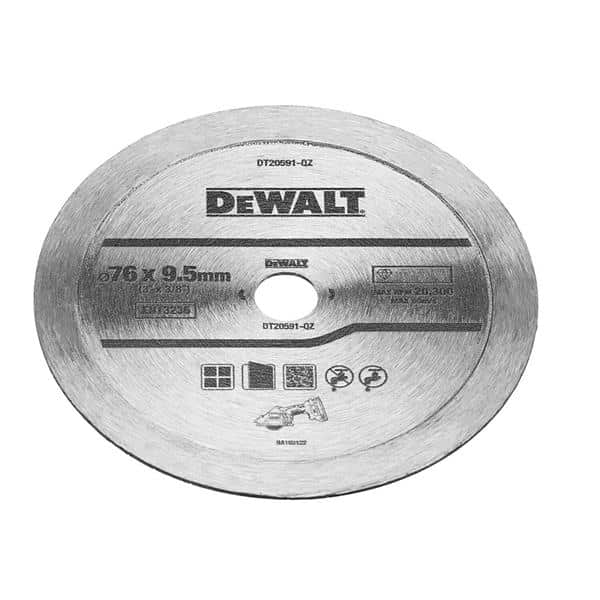 Dewalt DT20591QZ 76mm Diamond Tile blade for DCS438 saw