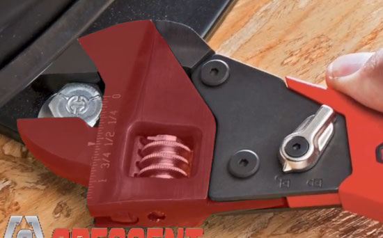 New Crescent Ratcheting Adjustable Wrench