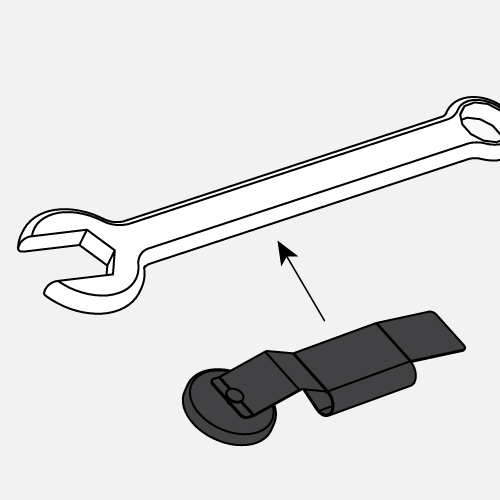 Nut and Bolt Holders for Wrenches and Hex Keys