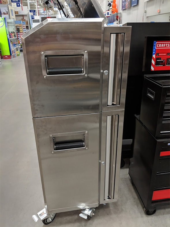 New? Kobalt 41″ Toolboxes With SlideOut Pegboard
