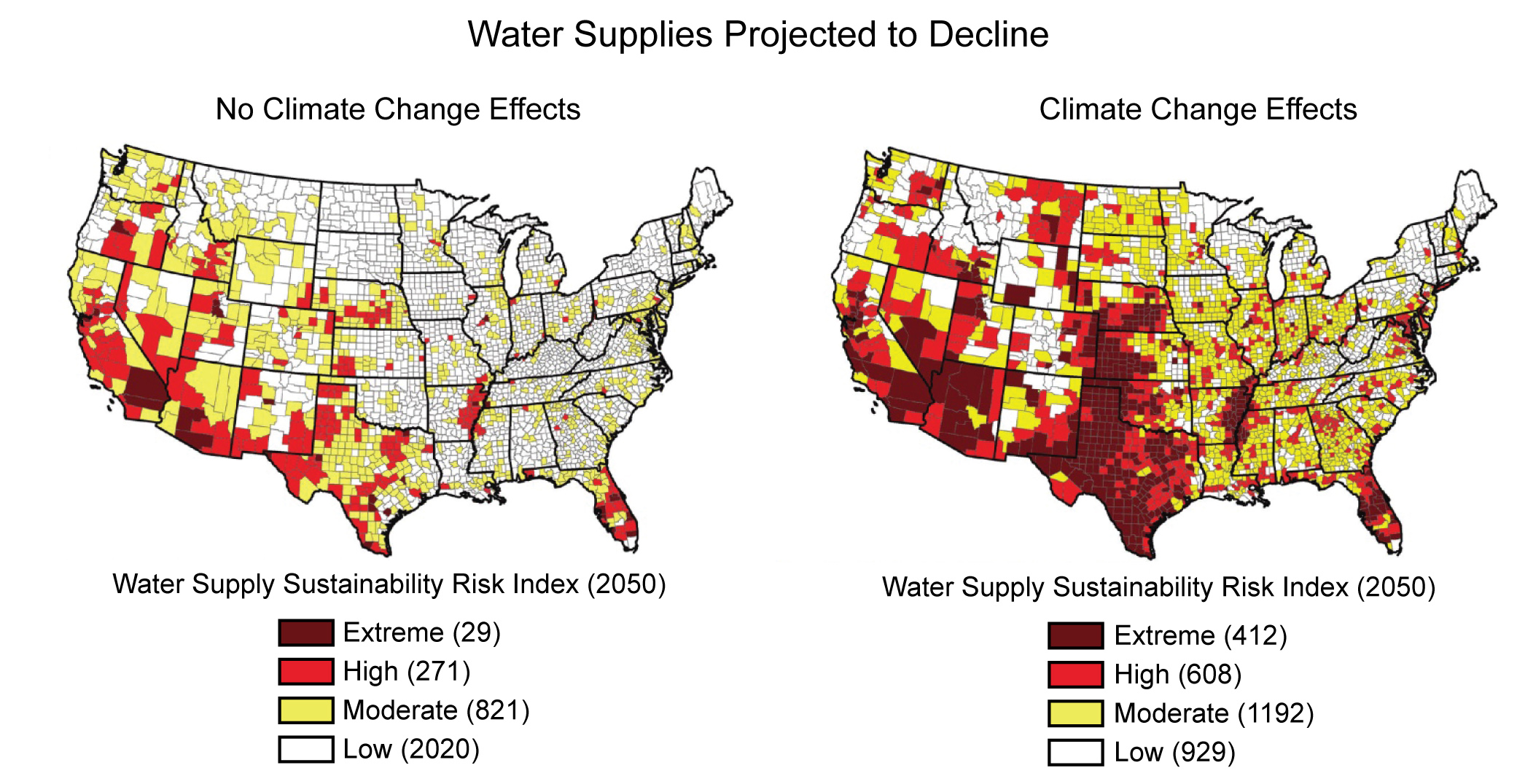 Water Supplies Projected to Decline U.S. Climate Resilience Toolkit
