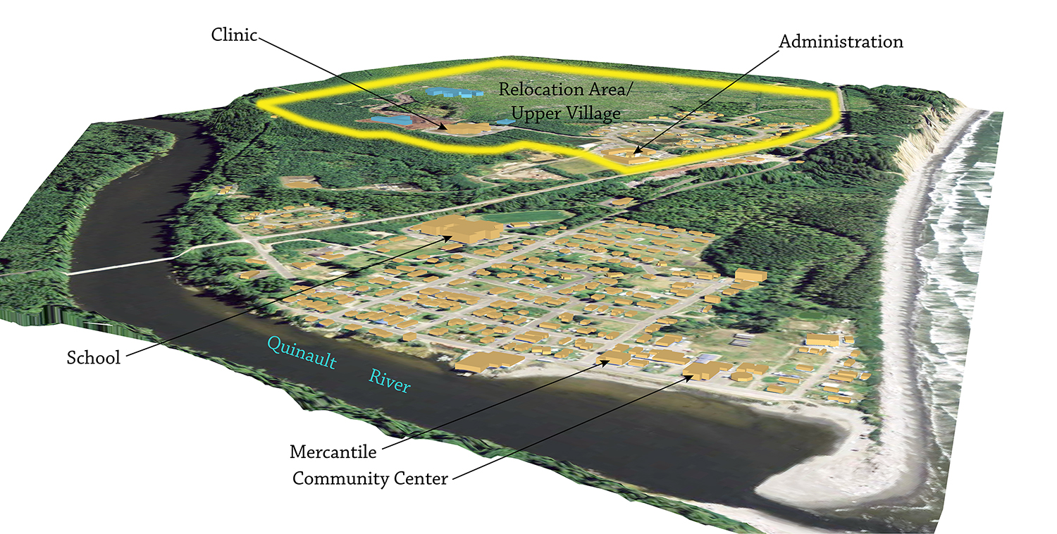Visualization of Taholah Relocation Area U.S. Climate Resilience Toolkit