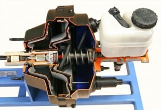 Cutaway Active Brake Booster and Master Cylinder - Toolkit Technologies