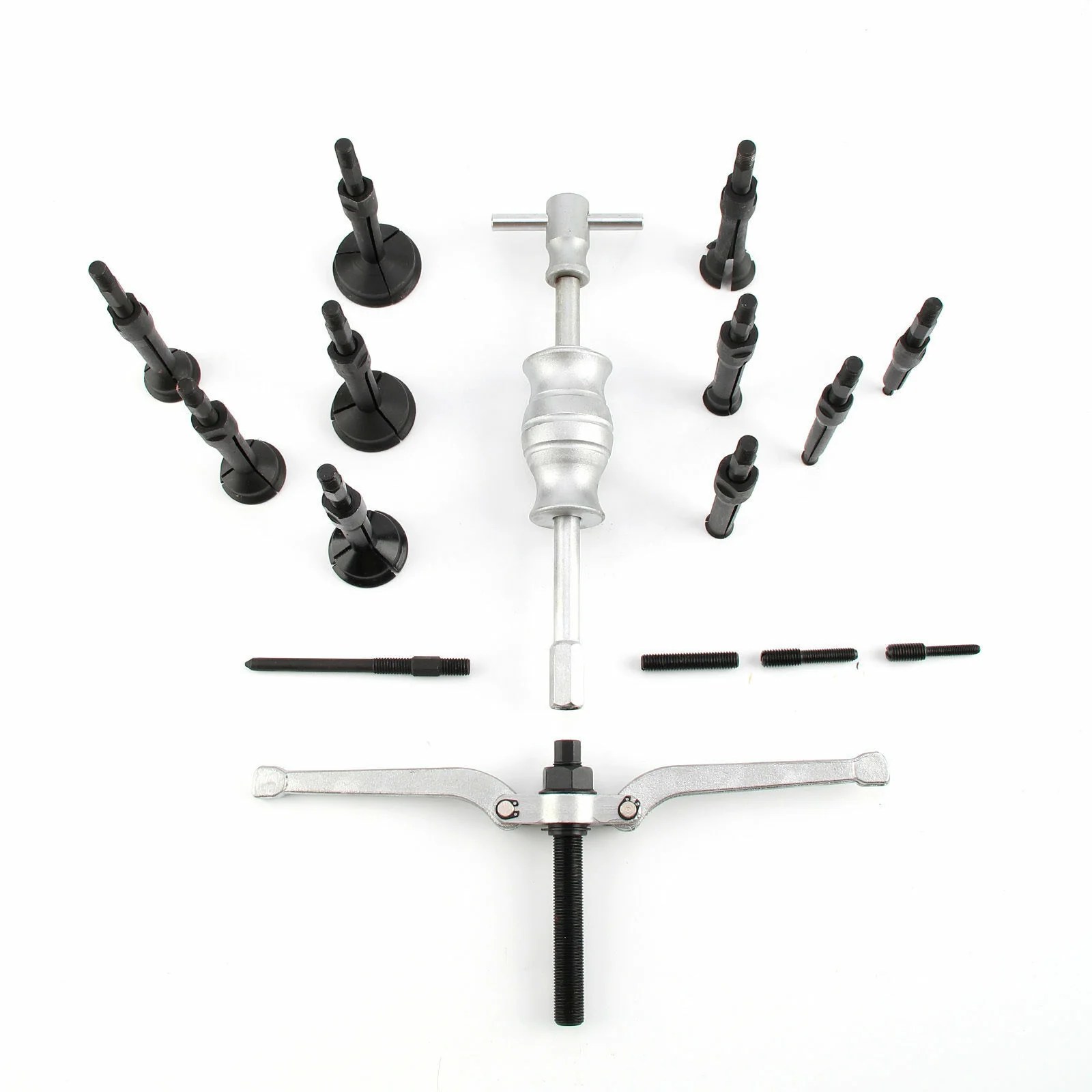 16 Pcs Bearing Extractor Set Inner Internal Blind Remover Bushing Pull