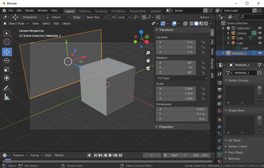 Getting Started Blender 2 MaxWhere Exporter v1.2.0