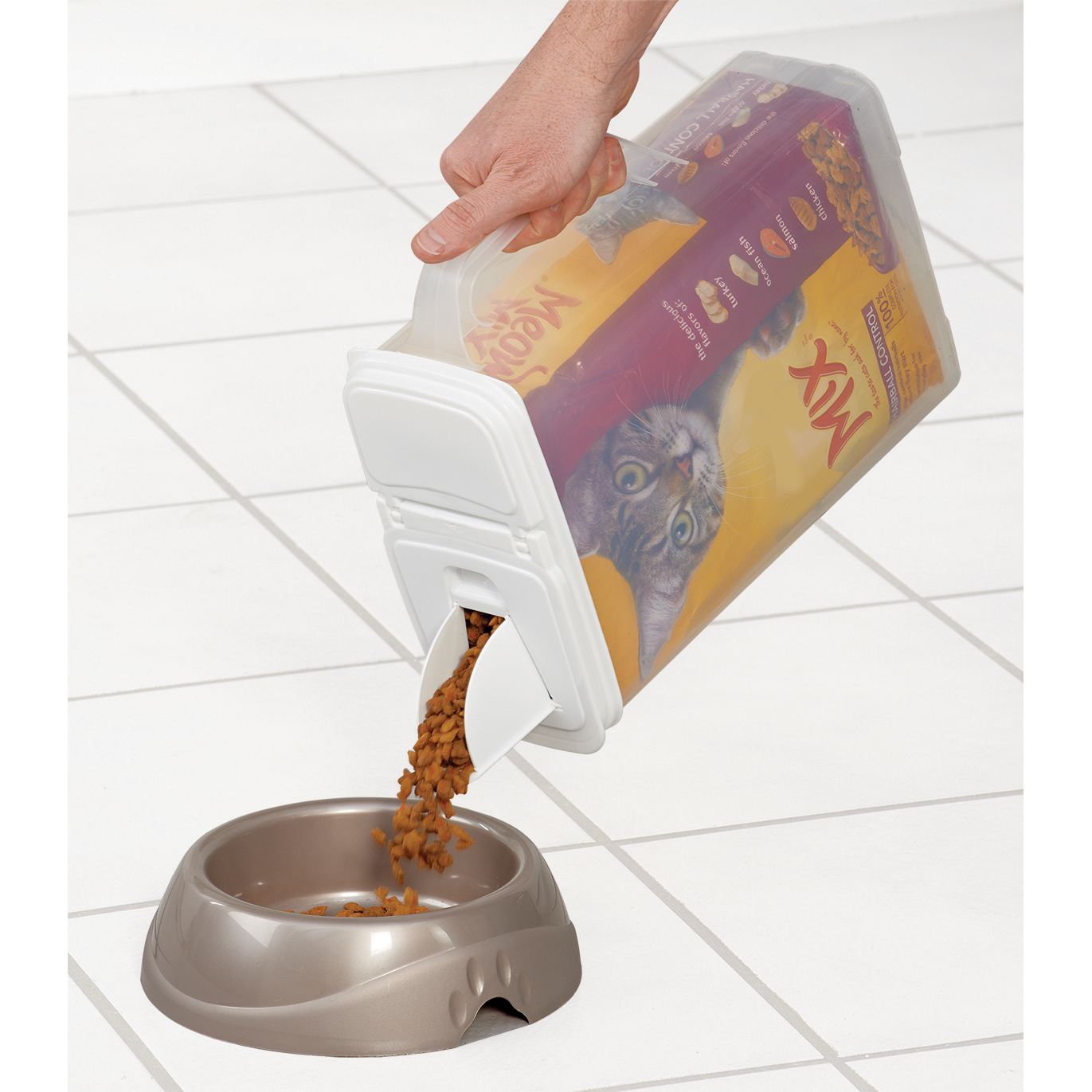 Buddeez 6qt "BagIn" Pet Food Dispenser Holds Up To 6lbs , B00012 eBay