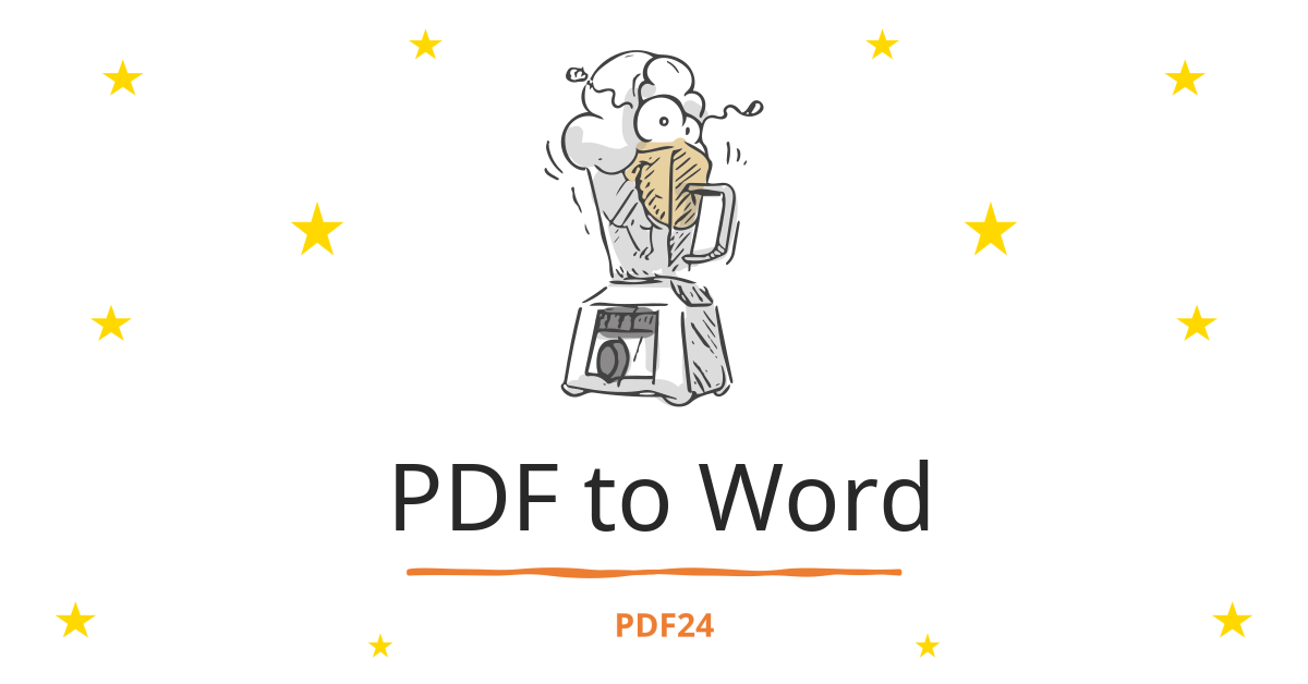 PDF to Word converter quick, online, free PDF24