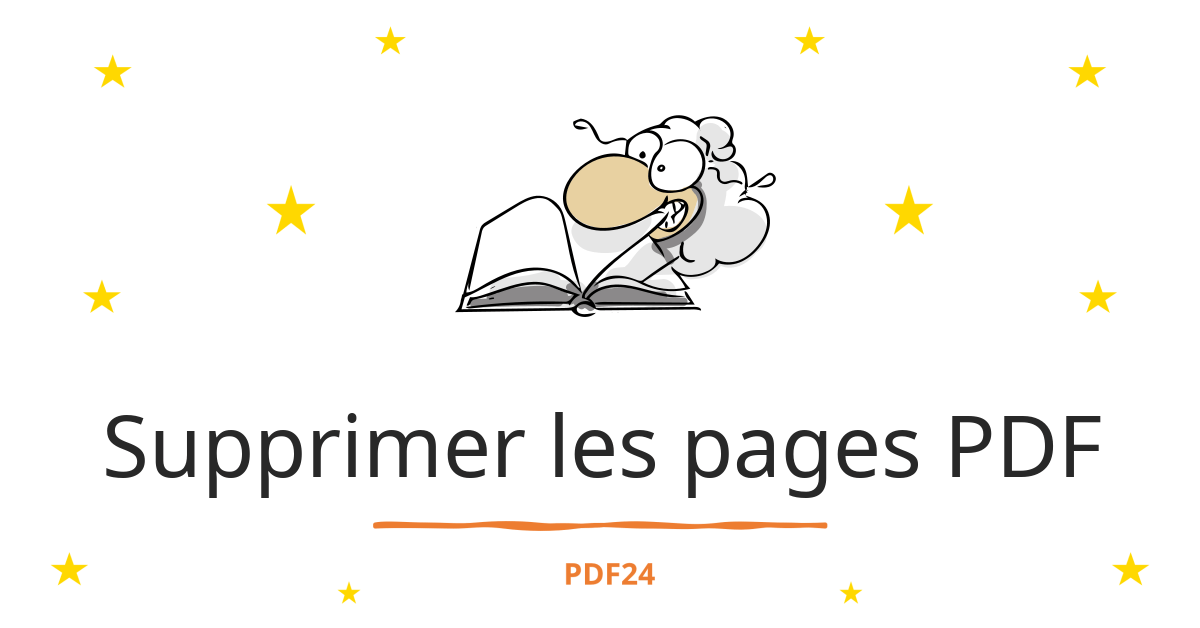 Supprimer les pages PDF rapide, en ligne, gratuit PDF24 Tools