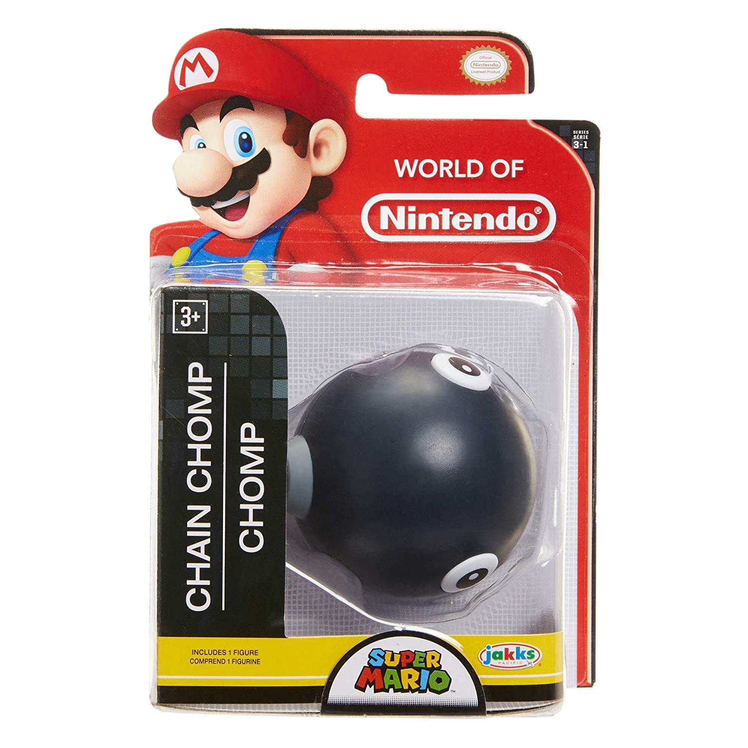 World of Nintendo Super Mario Chain Chomp 2.5Inch Mini Figure [Wave 16