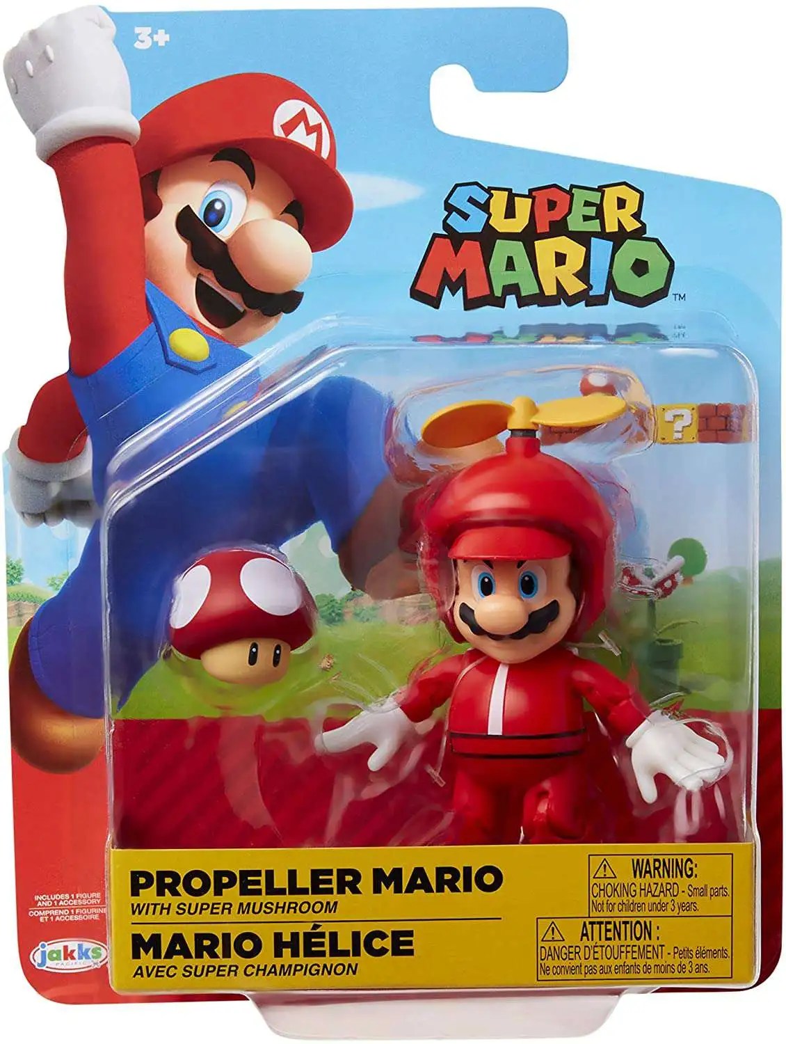 World of Nintendo Wave 13 Propeller Mario with Coin 4 Action Figure