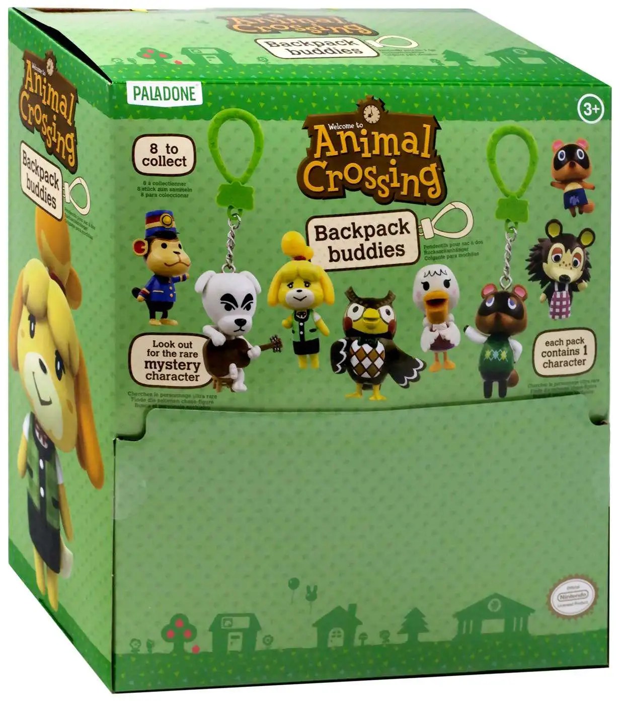 Animal Crossing Backpack Buddies Mystery Box 12 Packs Paladone ToyWiz