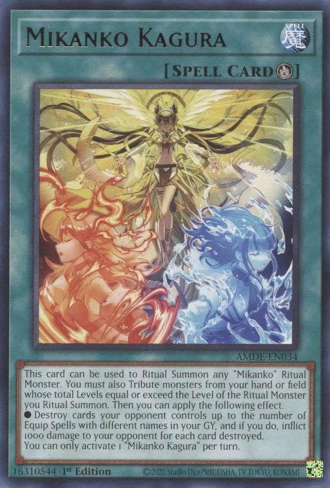 YuGiOh Trading Card Game Amazing Defenders Single Card Rare Mikanko