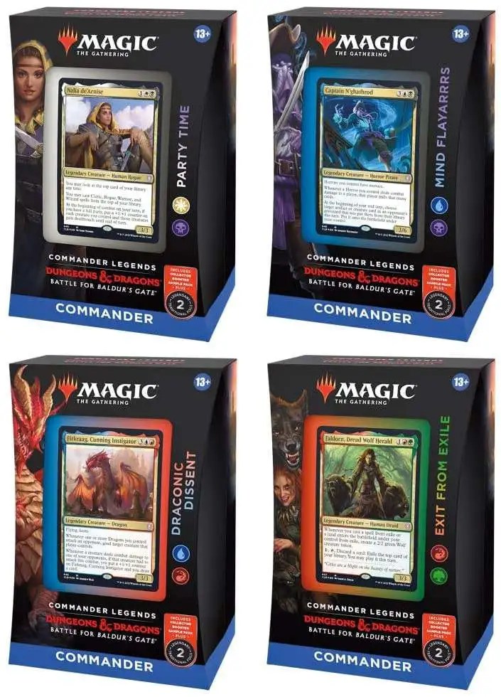 Magic The Gathering Commander Legends Dungeons Dragons Battle For