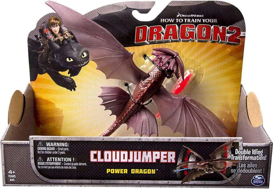 How to Train Your Dragon 2 Power Dragons Cloudjumper Action Figure Spin