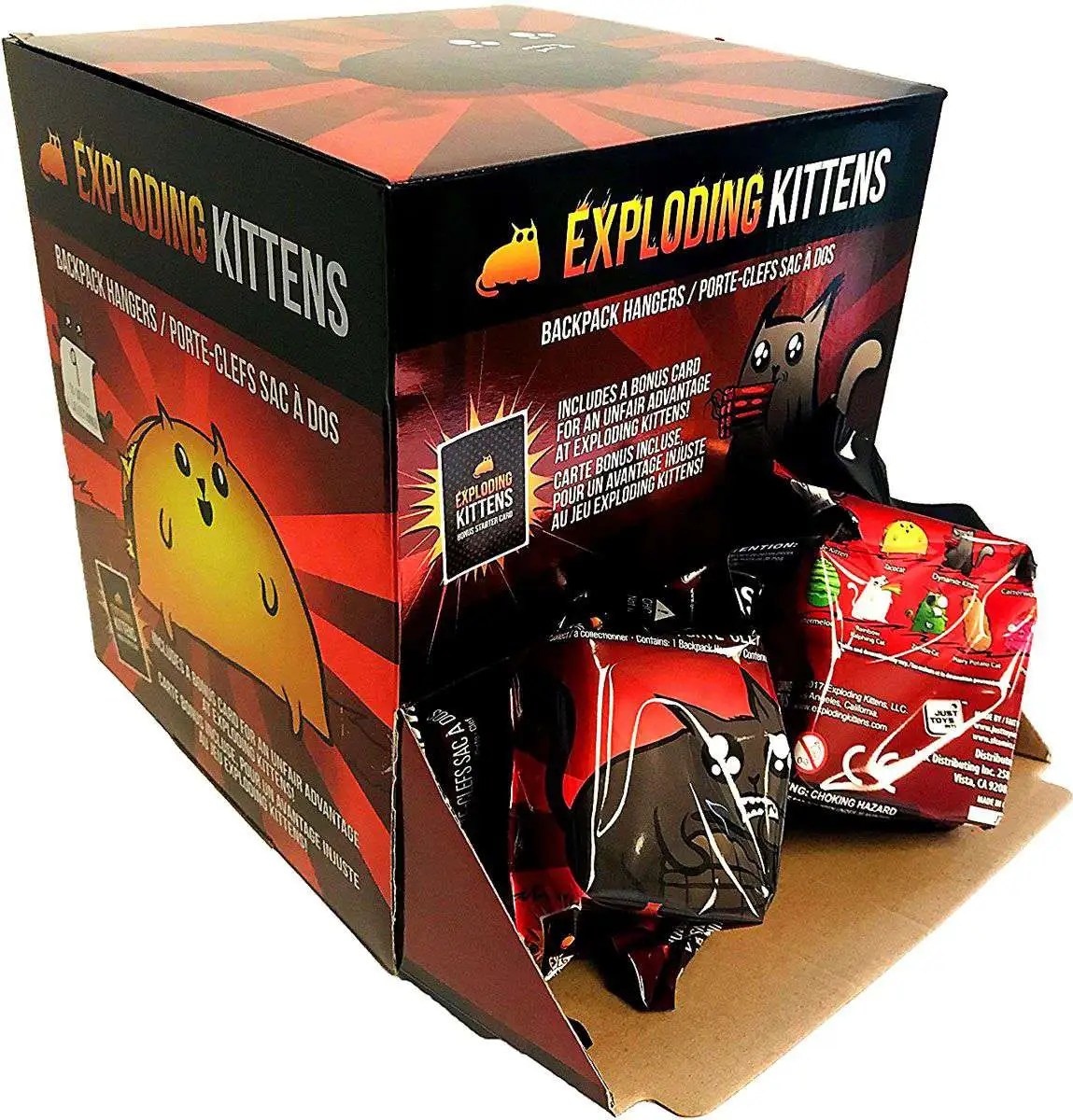 Exploding Kittens Hangers Mystery Box 24 Packs UCC Distributing Inc