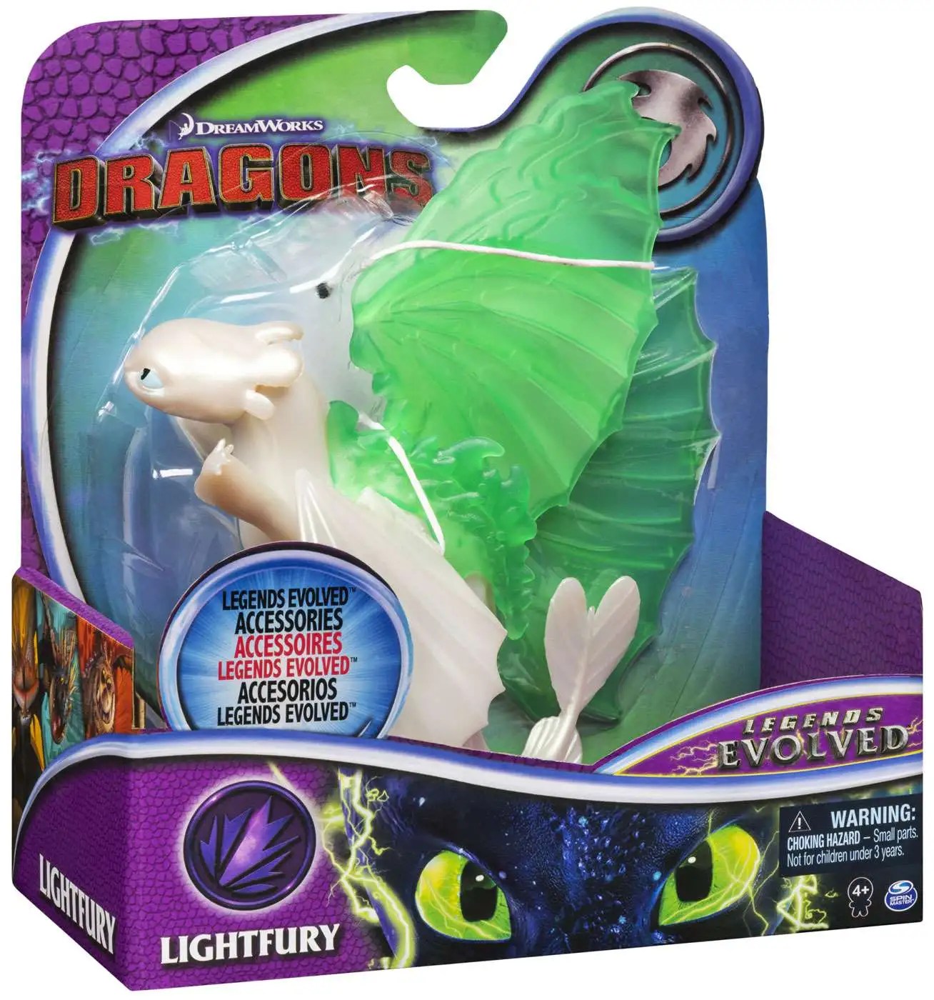Dragons Legends Evolved Lightfury Action Figure Spin Master ToyWiz
