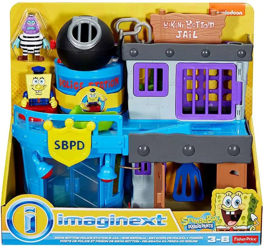 Fisher Price Spongebob Squarepants Imaginext Bikini Bottom Police