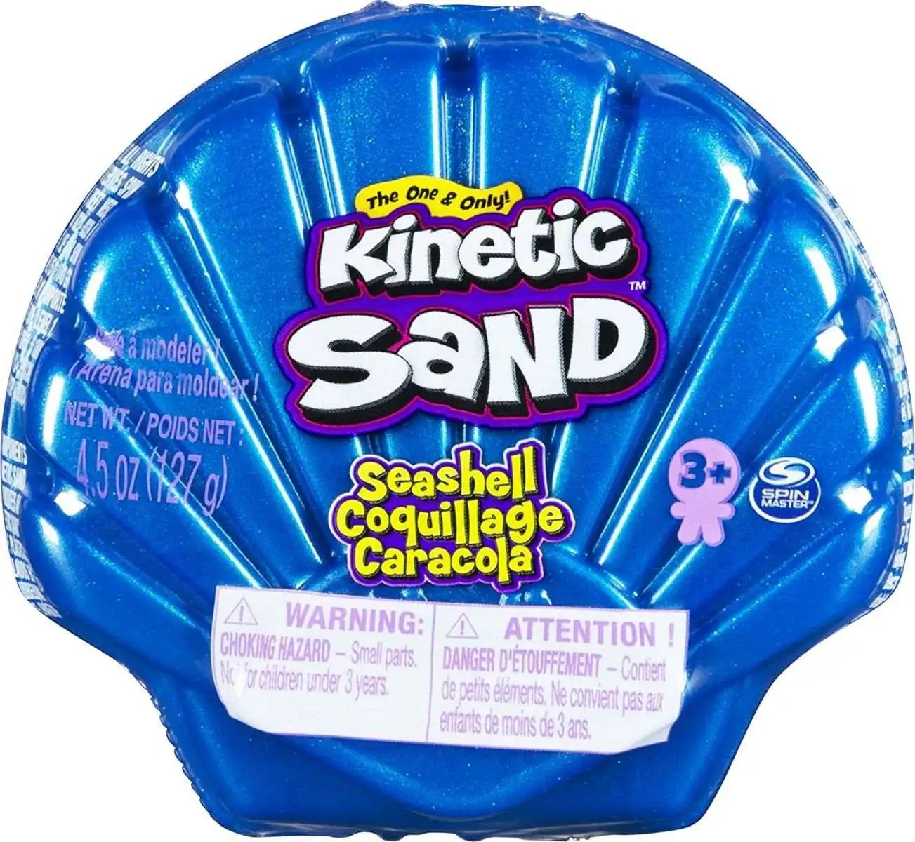 Kinetic Sand Seashell BLUE 4.5 Ounce Pack Spin Master - ToyWiz