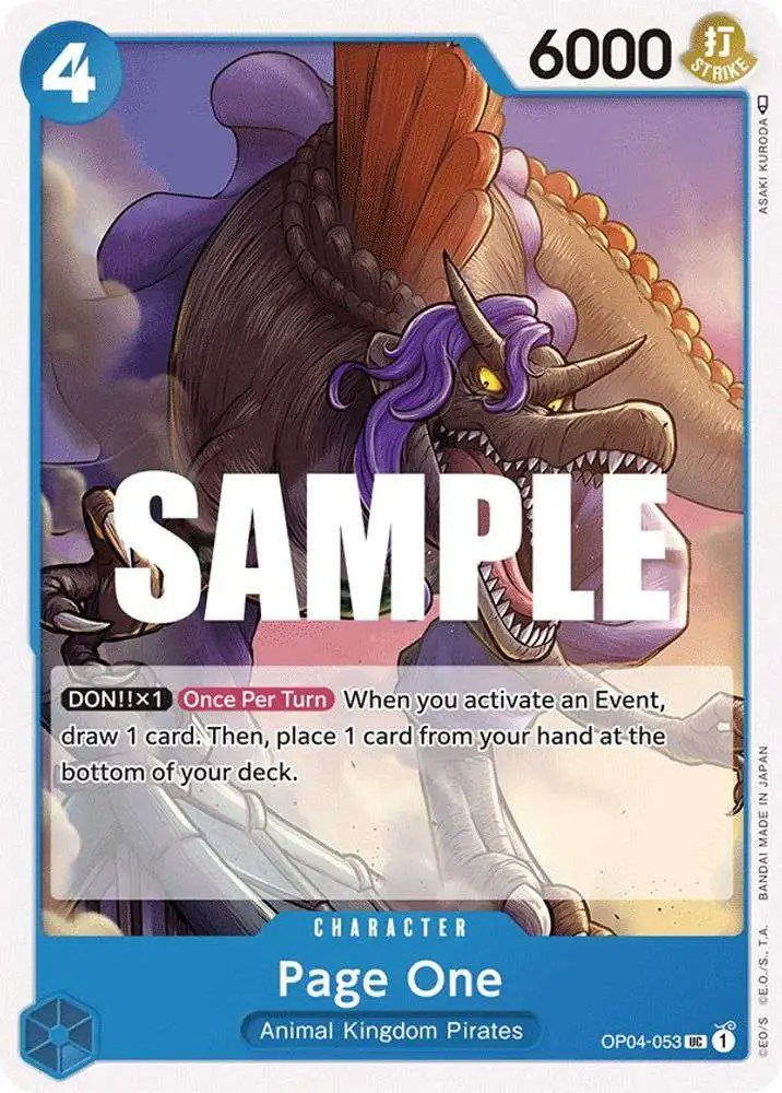 One Piece Trading Card Game Kingdoms of Intrigue Single Card
