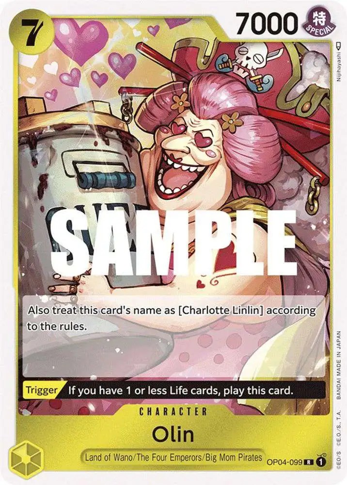 One Piece Trading Card Game Kingdoms of Intrigue Single Card Rare Olin