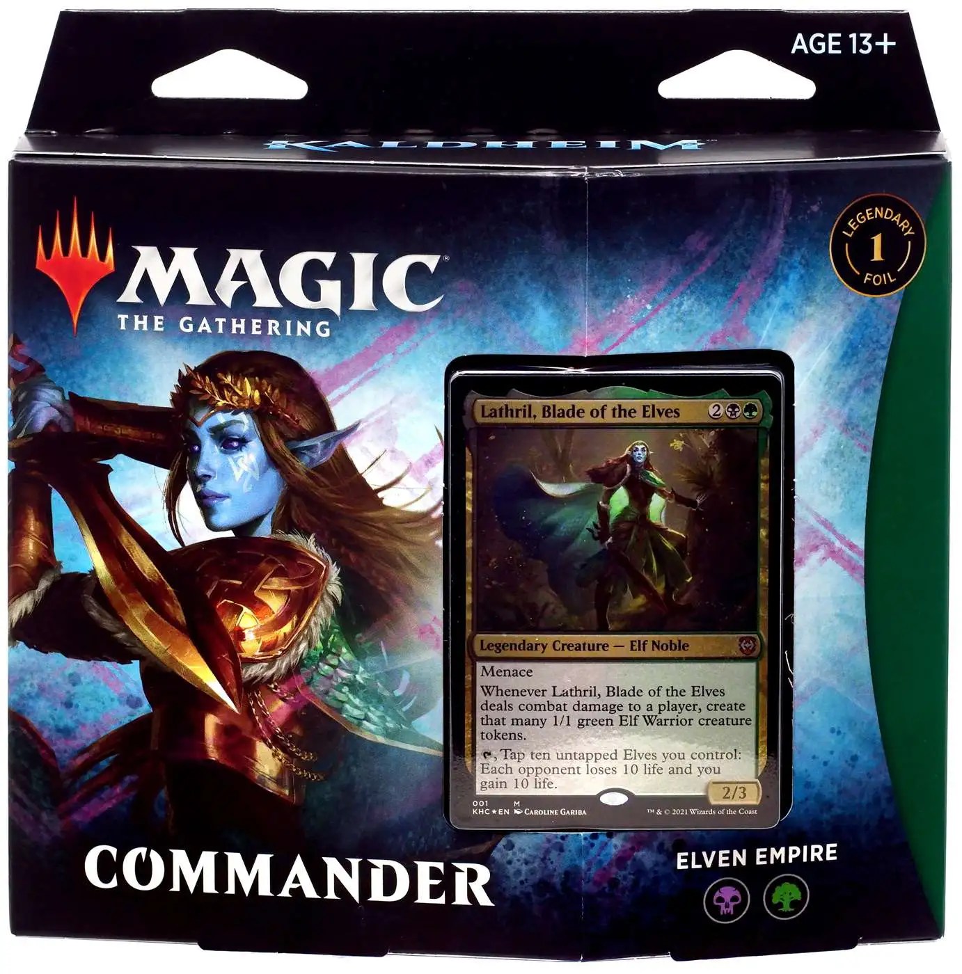 Magic The Gathering Kaldheim Elven Empire Commander Deck Wizards of the