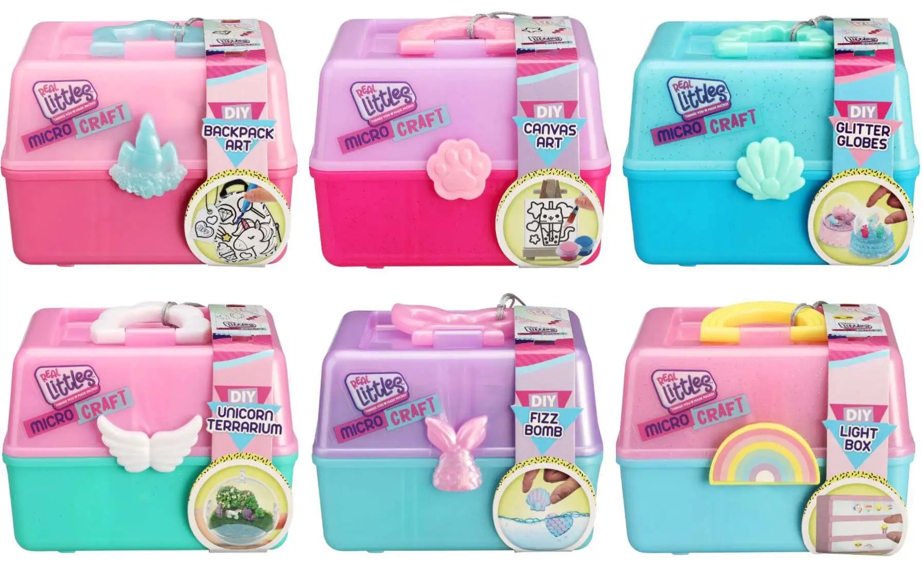 Shopkins Real Littles Micro Craft Series 6 Light Box, Backpack, Canvas