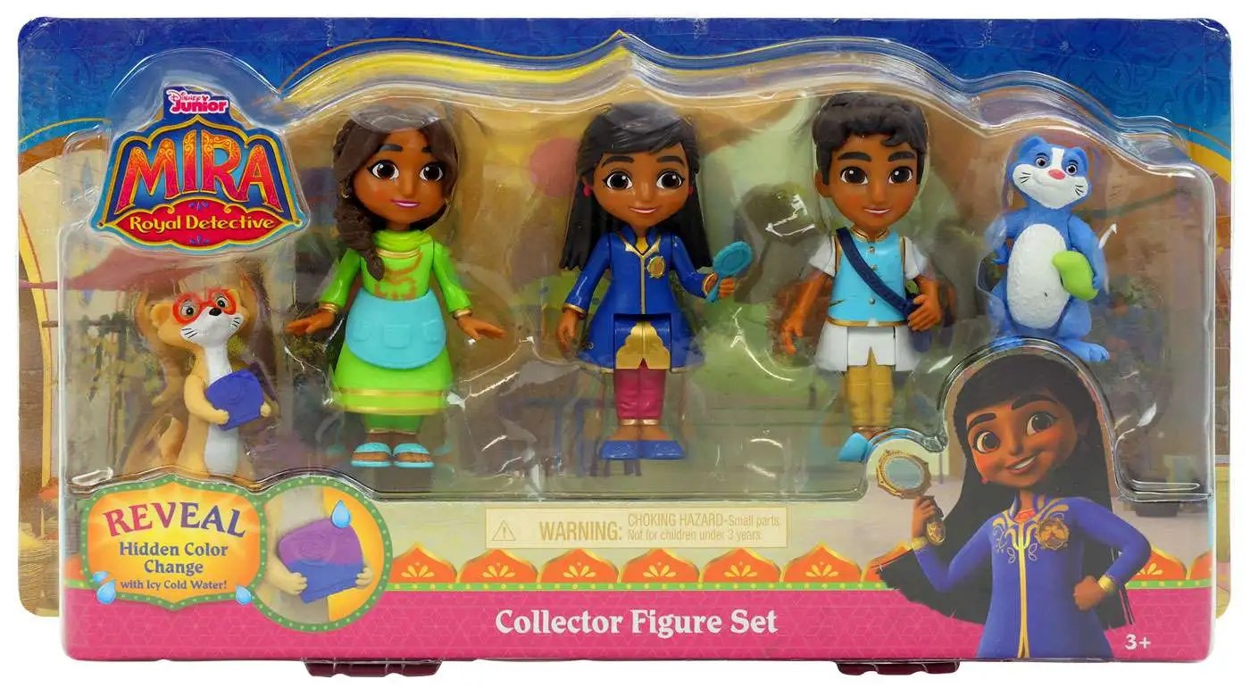 Mira, Royal Detective Mira, Priya, Prince Neel, Mikku Chikku Exclusive Figure 5Pack Just Play