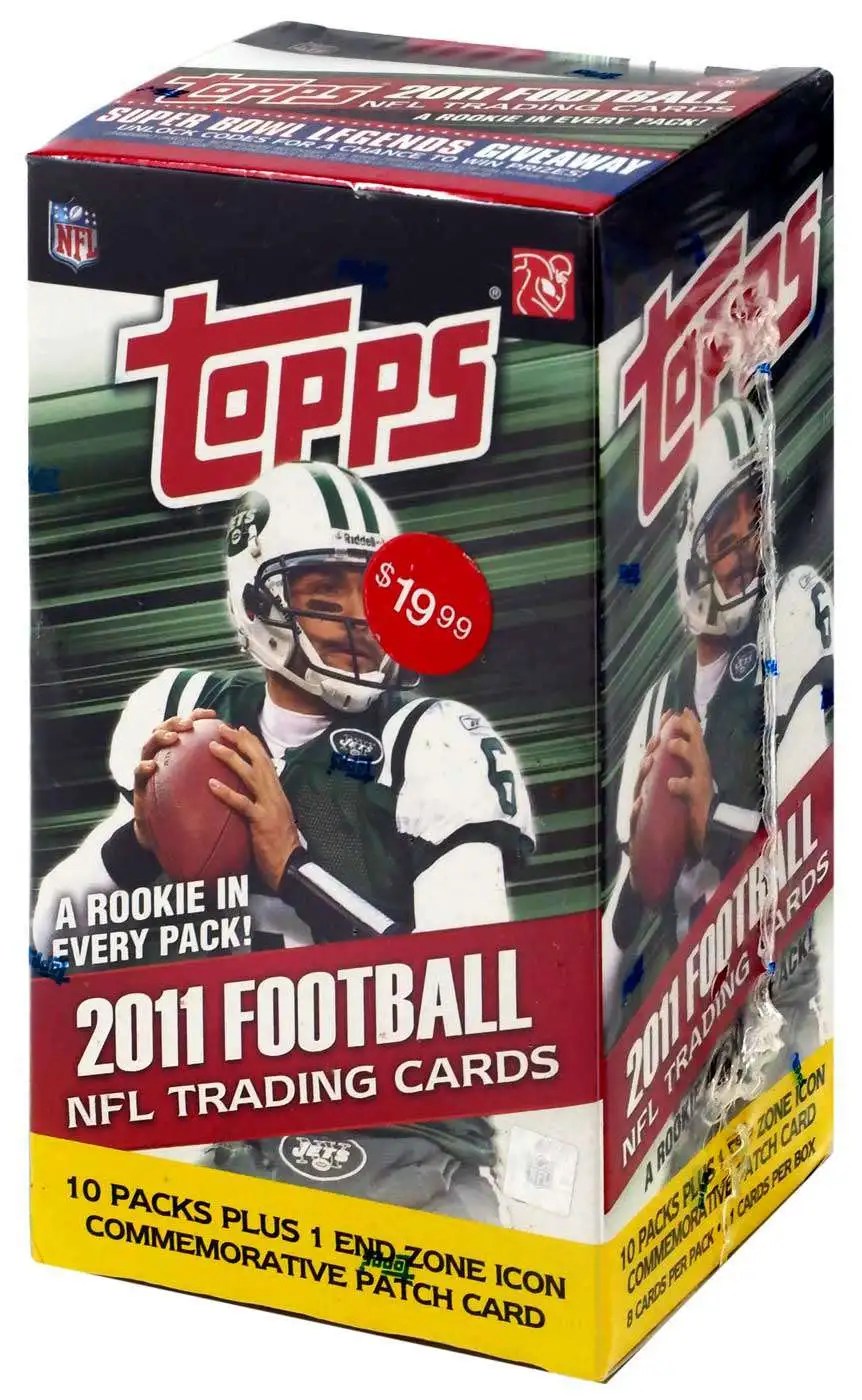 NFL Topps 2011 Topps Football Cards Trading Card BLASTER Box 10 Packs