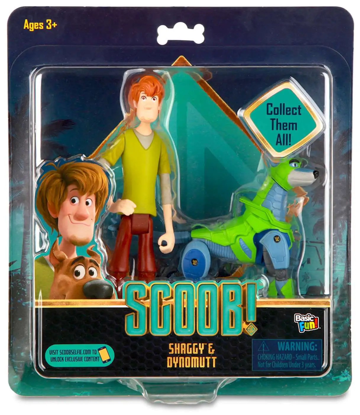 Scooby Doo Scoob Shaggy Dynomutt Exclusive Action Figure 2Pack Basic