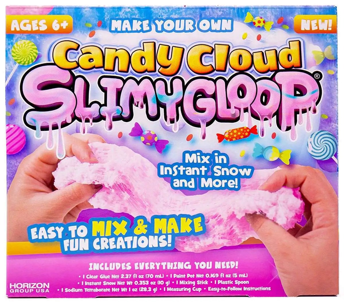 Slimygloop Candy Cloud Slime Kit Horizon Group ToyWiz