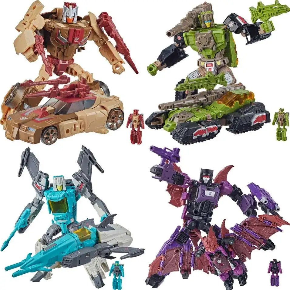 Transformers Generations Headmaster Deluxe Set of 4 Action Figures Wave